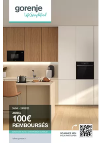 Prospectus Boulanger Barentin : OFFRE Gorenje: jusqu'à 100€ remboursés !