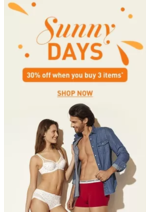 Prospectus DIM : Sunny Days 30% off when you buy 3 items