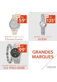 Prospectus Trésor Bijoux VILLABE : Grandes Marques
