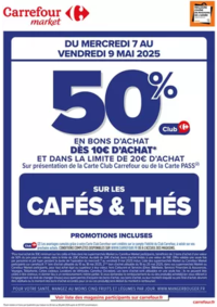 Prospectus Carrefour Drive VILLABE : OPERATION BONS D'ACHAT SUR LES CAFES ET THES