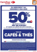 Prospectus Carrefour Drive : OPERATION BONS D'ACHAT SUR LES CAFES ET THES