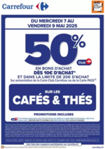 Prospectus Carrefour Contact : OPERATION BONS D’ACHAT CAFÉS ET THÉS