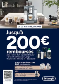 Prospectus Connexion NANCY - LAXOU : Delonghi Jusqu'à 200€ remboursés