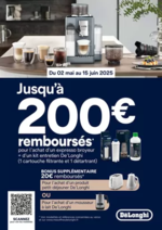 Prospectus Connexion : Delonghi Jusqu'à 200€ remboursés