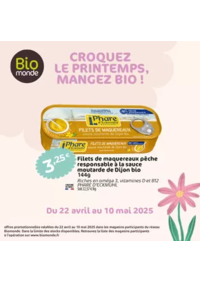 Prospectus Biomonde Marseille : CROQUEZ LE PRINTEMPS, MANGEZ BIO!