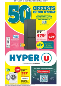 Prospectus Hyper U PARTHENAY : Catalogue Hyper U