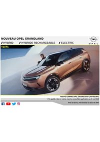 Prospectus Distributeur OPEL GARAGE FELDBAUER SARL SAINT-LOUIS : Opel Nouveau Grandland