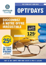 Prospectus Optique E.Leclerc : Optidays Ete