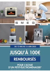 Prospectus Copra ETREILLIERS : Smeg vous rembourse jusqu'à 100 €