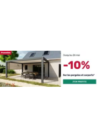 Prospectus K par K CHAMPIGNY SUR MARNE : -10% Sur les pergolas et carports