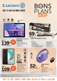 Prospectus E.Leclerc GEISPOLSHEIM : BONS PLANS MAI- Fête des Mères