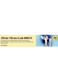 Prospectus Galeries Lafayette Amiens : -25% dès 119€ avec le code MAMA119
