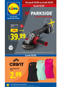 Prospectus Lidl : Sélection mode et bricolage : n'attendez plus pour profiter des bonnes affaires Lidl !