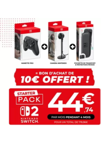 Prospectus Micromania Gare du Nord : Starter Pack Nintendo Offer