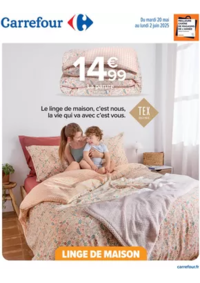 Prospectus Carrefour PORTET SUR GARONNE : LINGE DE MAISON