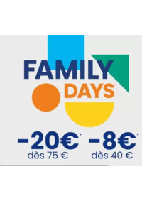 Prospectus Okaïdi AULNOY LEZ VALENCIENNES : Family Days