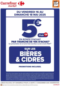 Prospectus Carrefour TOURVILLE LA RIVIERE : CE WEEK-END, OP BON D’ACHAT SUR LES BIERES ET CIDRES