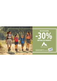 Prospectus Go Sport PERIGUEUX : -30% sur tous les produits