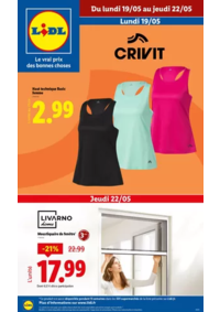 Prospectus Lidl RIS ORANGIS : Equipez-vous pour faire du sport chez Lidl : qualité, confort et style à petits prix