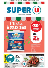 Prospectus Super U GERTWILLER : Spécial Italie