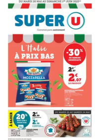 Prospectus Super U MORDELLES : Spécial Italie