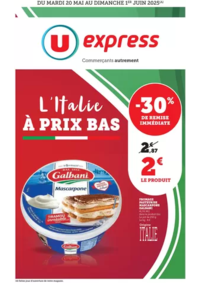Prospectus U Express MESANGER : Spécial Italie