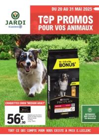 Prospectus Jardi E.Leclerc SARREBOURG : Top promos pour vos animaux