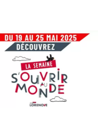Prospectus Fenêtres LORENOVE MOZAC : Lorenove se mobilise pour la Semaine S’ouvrir au Monde, du 19 au 25 mai 2025
