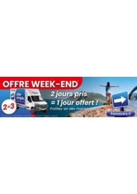 Prospectus France Cars Bassens : 2 jours pris = 2 jour offert !