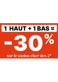 Prospectus Bonobo Albertville : 1 Haut + 1 Bas pour vous faire plaisir