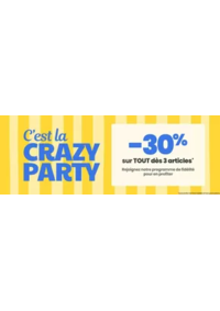 Prospectus Tape à l'oeil LORMONT : C'est la CRAZY PARTY