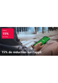 Prospectus Europcar PARIS : Ce week-end, partez où vous voulez… avec jusqu’à 15 % de réduction sur votre véhicule via l’appli. L