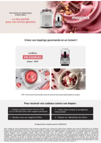 Prospectus Copra ST PIERRE LES NEMOURS : Magimix vous offre un cadeau d'une valeur de 90€