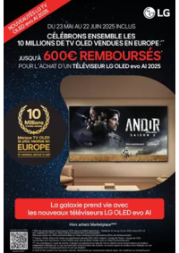 Prospectus BeDigital Paris : LG TV EVO AI 2025