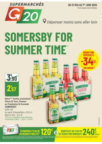 Prospectus G20 CHERBOURG : SOMERSBY FOR SUMMERTIME
