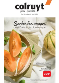Prospectus Colruyt DOLE : Sortez les nappes, c’est l’heure du pique-nique.