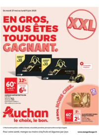 Prospectus Auchan BEAUVAIS : XXL : En gros, vous êtes toujours gagnant