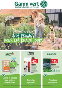 Prospectus Gamm vert PROVINS : NOS PROMOS POUR LES BEAUX JOURS