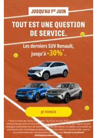 Prospectus Aramis Lyon-Décines : Les derniers SUV Renault, jusqu'à -30%