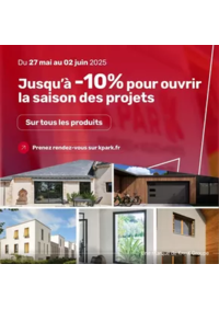 Prospectus K par K AIX EN PROVENCE : Jusqu'à -10% pour ouvrir la saison des projets