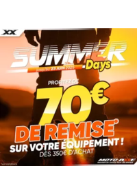 Prospectus Moto Axxe ROUEN : L’été s’annonce brûlant... et les remises aussi !