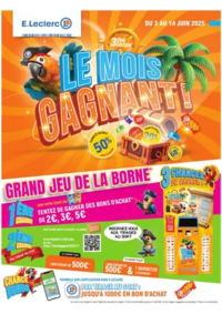 Prospectus E.Leclerc LA SOUTERRAINE : LE MOIS GAGNANT 3 (EX DM11)