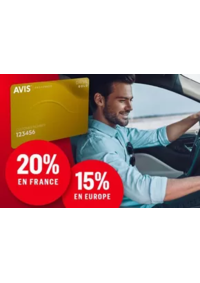 Prospectus AVIS - Evian - Gare : 20% de réduction avec Drive Gold