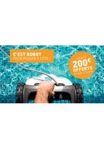 Promos et remises  : Jusqu'à 200€ offerts en bon d'achat* sur une sélection de robots de piscine