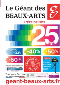 Prospectus Le Géant des Beaux-Arts PARIS XIe : Catalogue Le Géant des Beaux-Arts