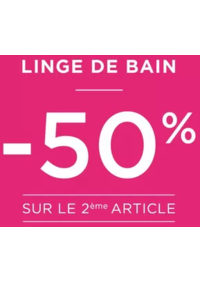 Prospectus Eurodif SAINT-QUENTIN : -50% SUR LE 2ÈME LINGE DE BAIN