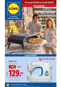 Prospectus Lidl COGNAC : Barbecues, équipements pour la maison, jouets, vêtements… ne manquez pas cette vente Lidl.