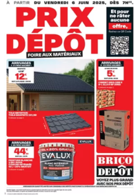 Prospectus Brico Dépôt BEZIERS : Foire aux matériaux !