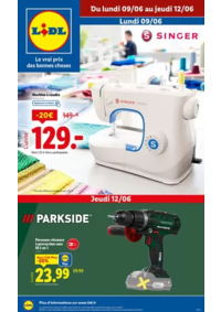 Prospectus Lidl ETABLES SUR MER : Cuisine, salle de bain, matériels créatifs… Équipez-vous chez Lidl à petits prix !