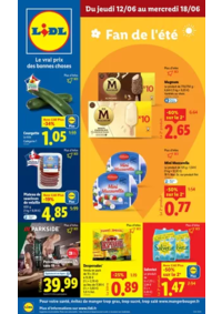 Prospectus Lidl : Chez Lidl, profitez de prix réduits sur les produits de votre quotidien !